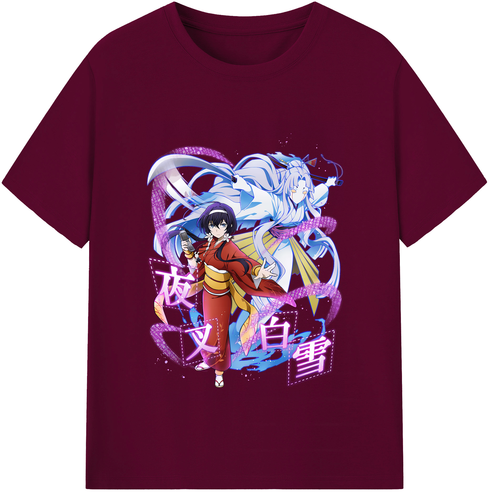 （画像用） 文豪ストレイドッグス Bungo Stray Dogs レディースカジュアルプリントTシャツ（綿100％）